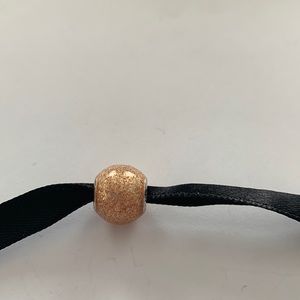 Pandora Rose Gold Glitter Bead